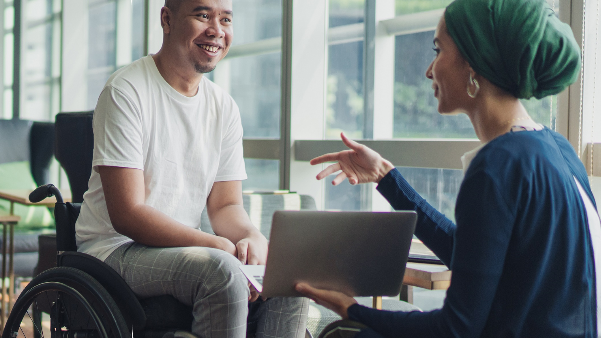 Photo used to support an inclusive recruitment toolkit